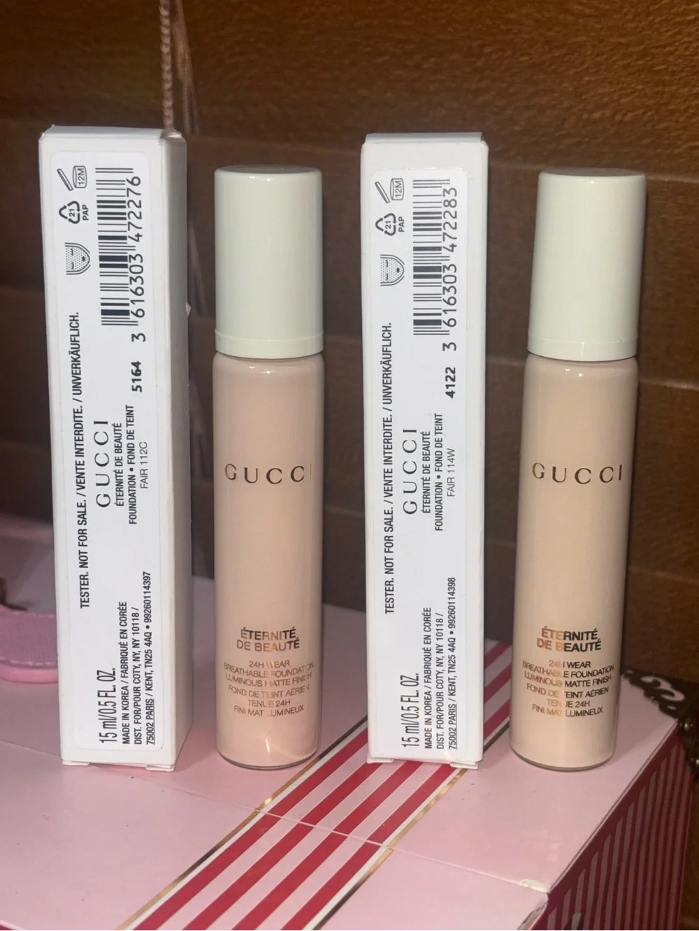 Gucci Éternité de Beauté Luminous Matte Finish Foundations